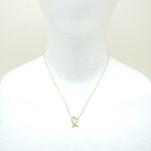 TIFFANY Loving Heart Necklace Paloma Picasso Yellow Gold